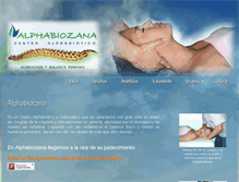 Tablet Screenshot of alphabiozana.com